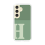 Slim Protection Case［ Original - initial two tone - H green ］