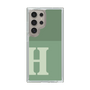 Slim Protection Case［ Original - initial two tone - H green ］