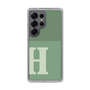 Slim Protection Case［ Original - initial two tone - H green ］