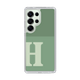 Slim Protection Case［ Original - initial two tone - H green ］