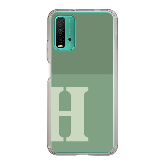 Slim Protection Case［ Original - initial two tone - H green ］