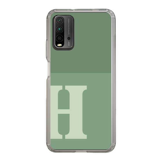 Slim Protection Case［ Original - initial two tone - H green ］