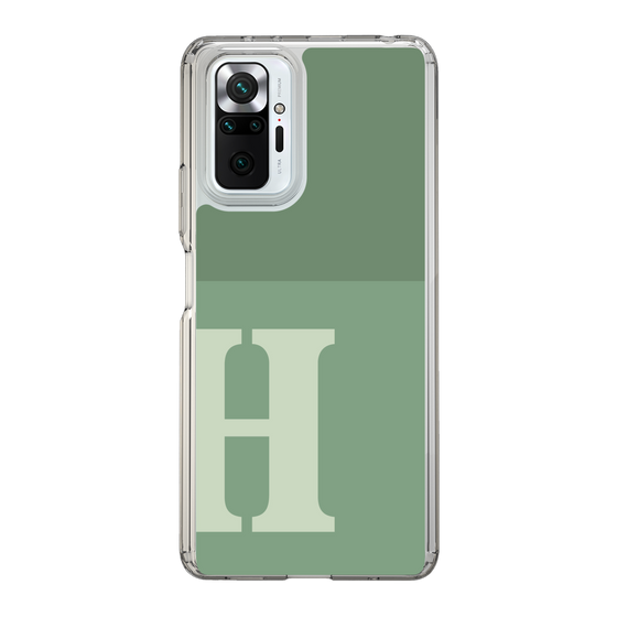 Slim Protection Case［ Original - initial two tone - H green ］