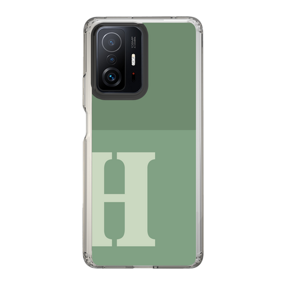 Slim Protection Case［ Original - initial two tone - H green ］