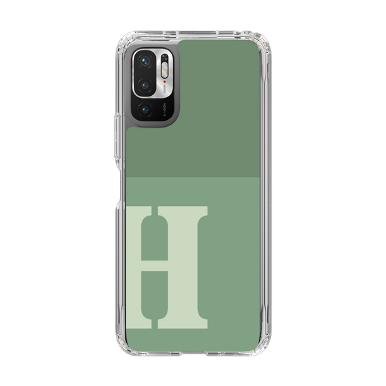 Slim Protection Case［ Original - initial two tone - H green ］