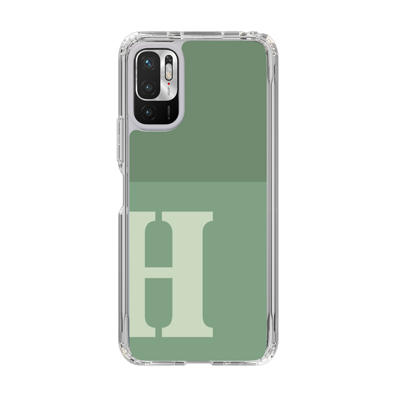 Slim Protection Case［ Original - initial two tone - H green ］