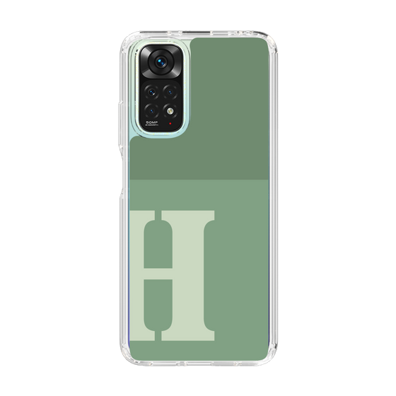 Slim Protection Case［ Original - initial two tone - H green ］