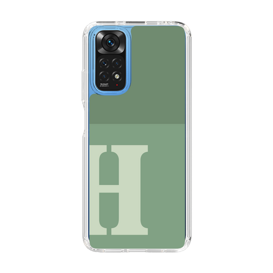 Slim Protection Case［ Original - initial two tone - H green ］
