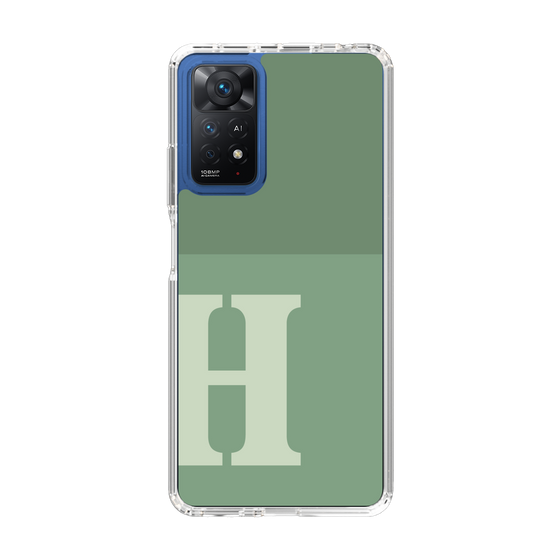Slim Protection Case［ Original - initial two tone - H green ］