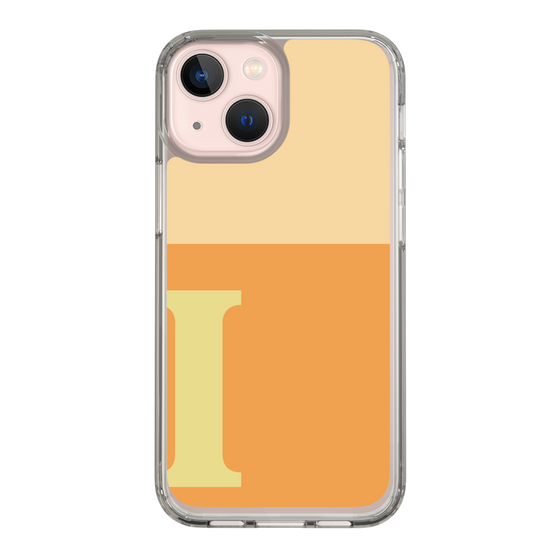 Slim Protection Case［ Original - initial two tone - I orange ］