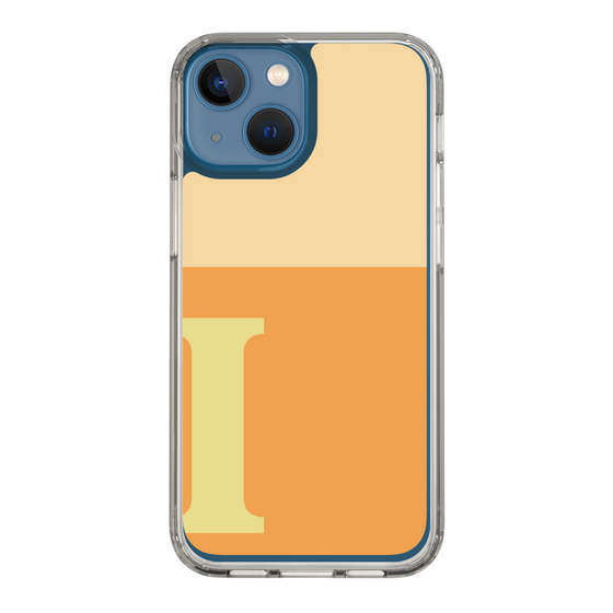 Slim Protection Case［ Original - initial two tone - I orange ］
