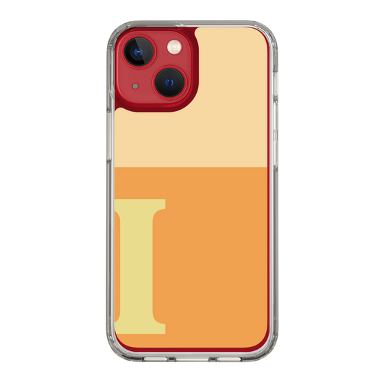 Slim Protection Case［ Original - initial two tone - I orange ］