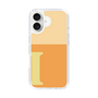 Slim Protection Case［ オリジナル - initial two tone - I orange ］
