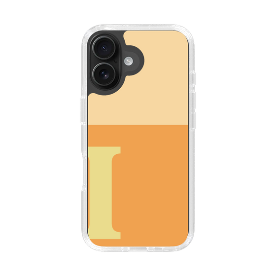 Slim Protection Case［ オリジナル - initial two tone - I orange ］