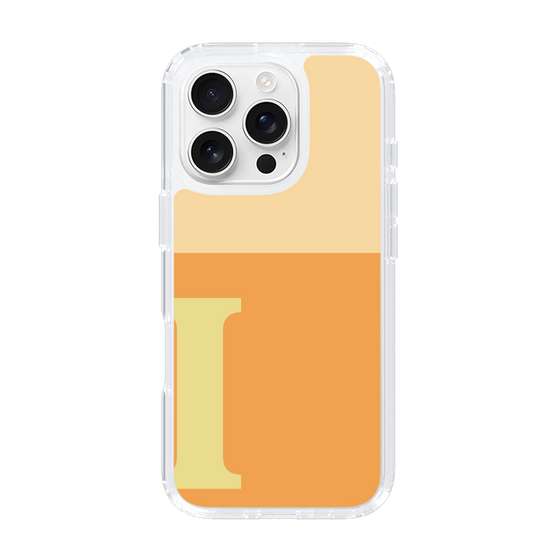 Slim Protection Case［ オリジナル - initial two tone - I orange ］