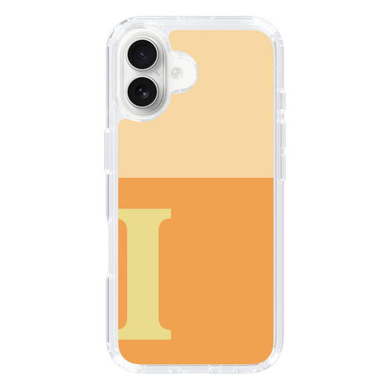 Slim Protection Case［ オリジナル - initial two tone - I orange ］