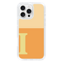 Slim Protection Case［ オリジナル - initial two tone - I orange ］