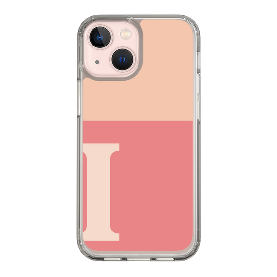Slim Protection Case［ Original - initial two tone - I pink ］