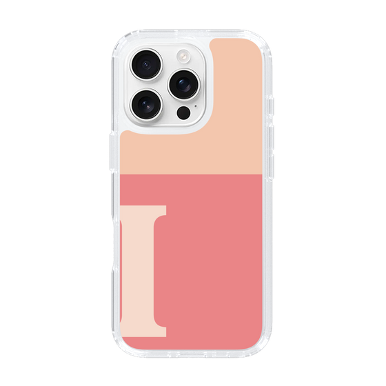 Slim Protection Case［ オリジナル - initial two tone - I pink ］