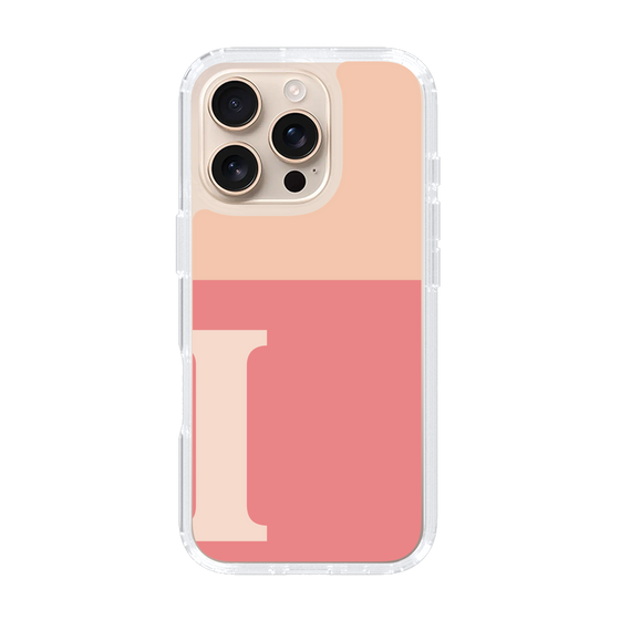 Slim Protection Case［ オリジナル - initial two tone - I pink ］