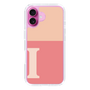 Slim Protection Case［ オリジナル - initial two tone - I pink ］