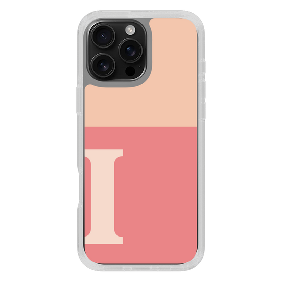 Slim Protection Case［ オリジナル - initial two tone - I pink ］