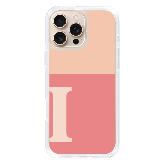 Slim Protection Case［ オリジナル - initial two tone - I pink ］
