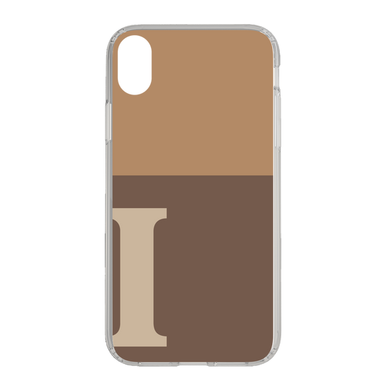 Slim Protection Case［ Original - initial two tone - I brown ］
