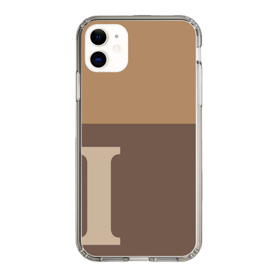Slim Protection Case［ Original - initial two tone - I brown ］