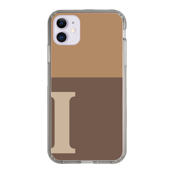 Slim Protection Case［ Original - initial two tone - I brown ］