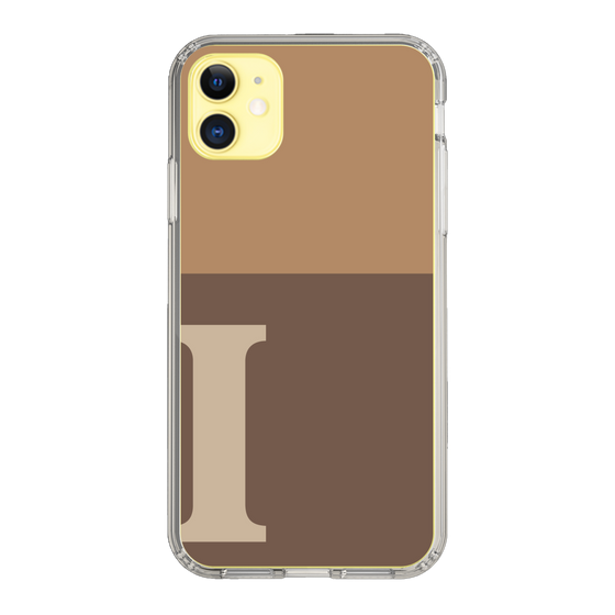 Slim Protection Case［ Original - initial two tone - I brown ］