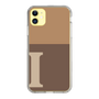 Slim Protection Case［ Original - initial two tone - I brown ］