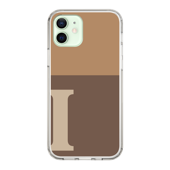 Slim Protection Case［ Original - initial two tone - I brown ］