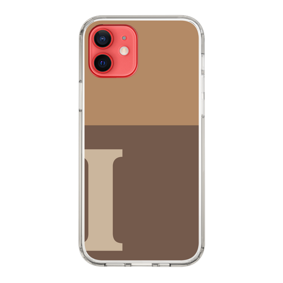 Slim Protection Case［ Original - initial two tone - I brown ］