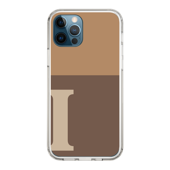 Slim Protection Case［ Original - initial two tone - I brown ］