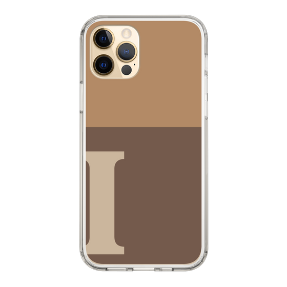 Slim Protection Case［ Original - initial two tone - I brown ］