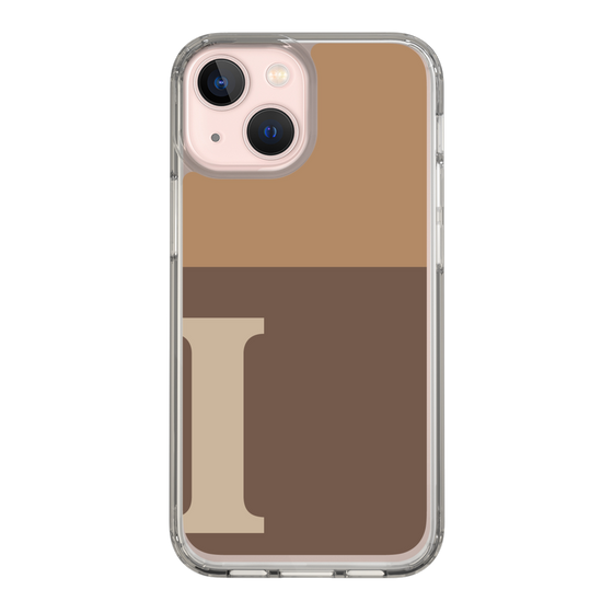 Slim Protection Case［ Original - initial two tone - I brown ］