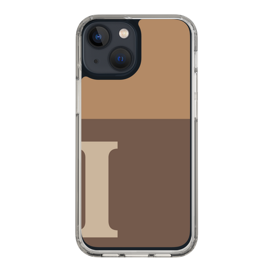 Slim Protection Case［ Original - initial two tone - I brown ］