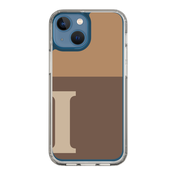 Slim Protection Case［ Original - initial two tone - I brown ］