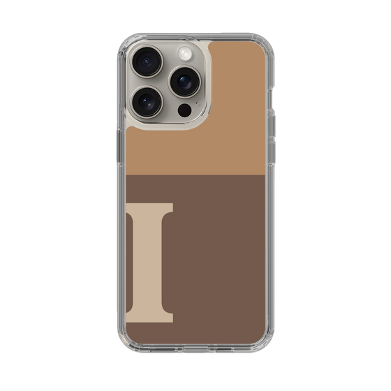 Slim Protection Case［ Original - initial two tone - I brown ］