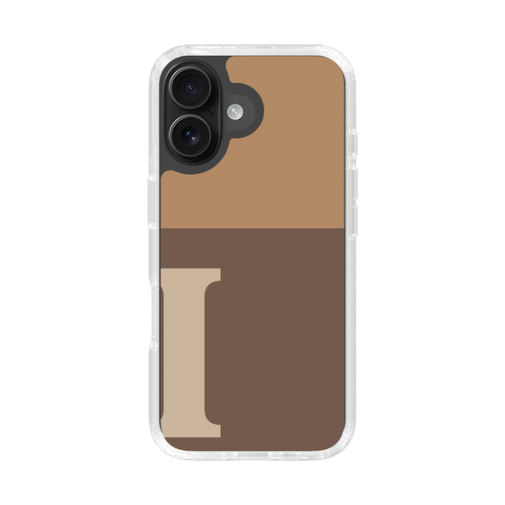 Slim Protection Case［ オリジナル - initial two tone - I brown ］