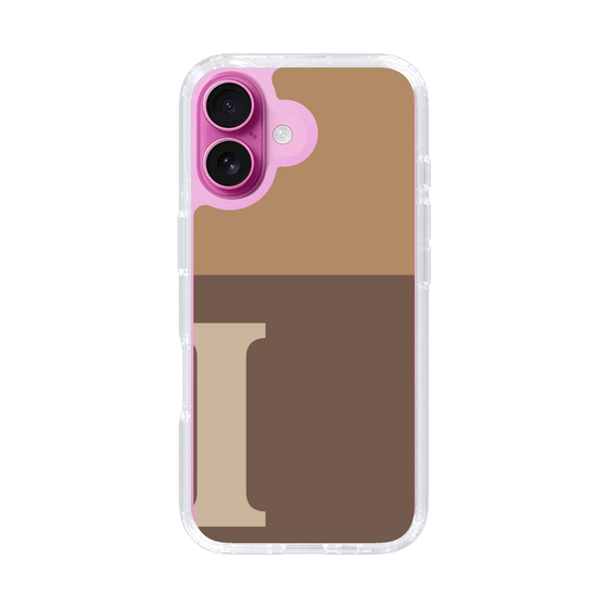 Slim Protection Case［ オリジナル - initial two tone - I brown ］