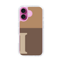 Slim Protection Case［ オリジナル - initial two tone - I brown ］