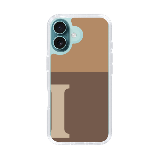 Slim Protection Case［ オリジナル - initial two tone - I brown ］