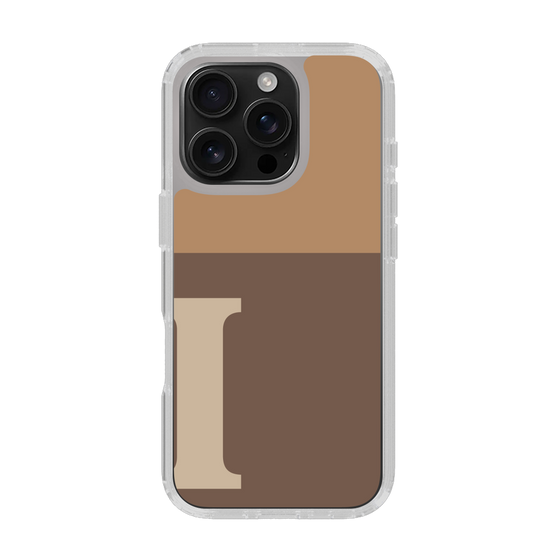 Slim Protection Case［ オリジナル - initial two tone - I brown ］