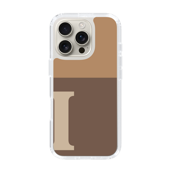 Slim Protection Case［ オリジナル - initial two tone - I brown ］