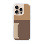 Slim Protection Case［ オリジナル - initial two tone - I brown ］