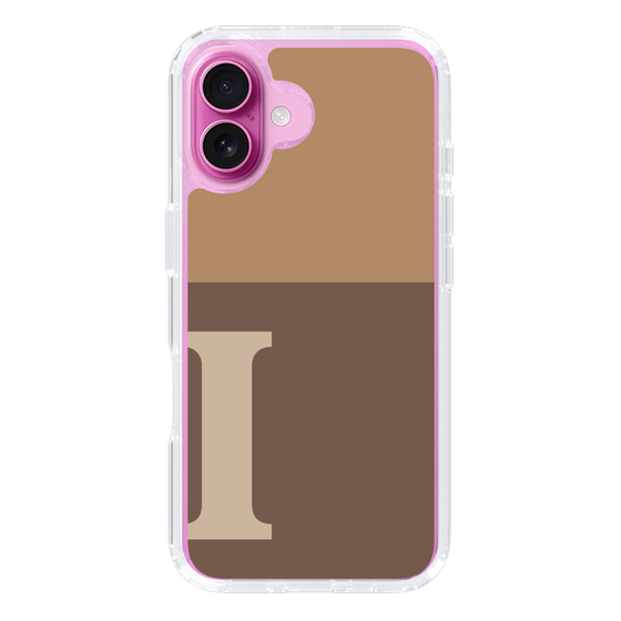 Slim Protection Case［ オリジナル - initial two tone - I brown ］