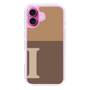 Slim Protection Case［ オリジナル - initial two tone - I brown ］