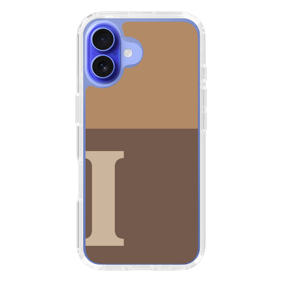 Slim Protection Case［ オリジナル - initial two tone - I brown ］